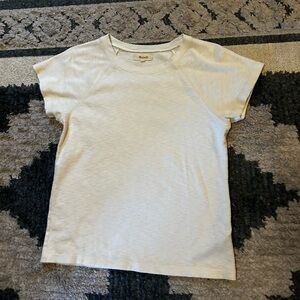 Madewell Women’s Cream Short Sleeve Tee